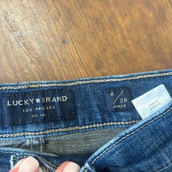 Lucky Brand Blue Skinny Jeans with Stretch - Picture 2 of 6